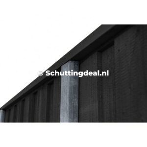 Verbindingsbalk Geimpregneerd Grenen Zwart