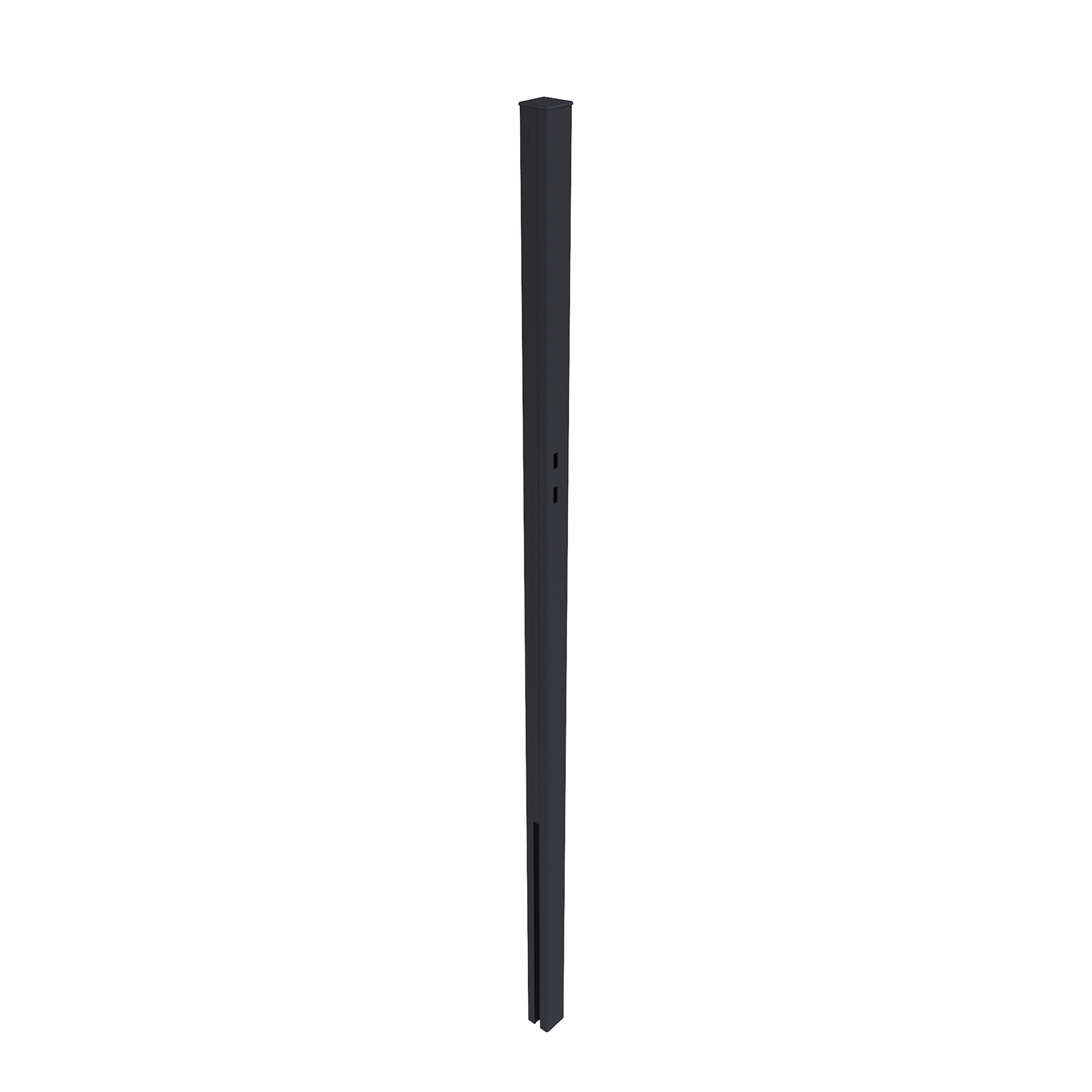 NewTechWood aluminium poortpaalset, 8x8x270 cm