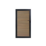 Poort Teak Rhombus Vierkant