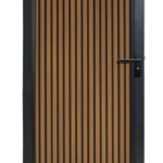 Composiet Tuinpoort Rhombus Teak Verticaal 533x803