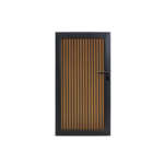 Poort Teak Verticaal Rhombus Vierkant
